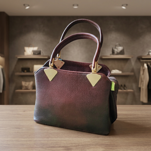 Sac bandoulière mini en cuir de veau véritable pour femme, personnalisé, durable, léger, imperméable, avec deux sangles et fermeture éclair - Product Image 2