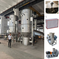 Séchoir-granulateur à lit fluidisé professionnel de haute qualité contrôlé par PLC pour la formule de détergent Ti, les liquides de lavage et la transformation alimentaire