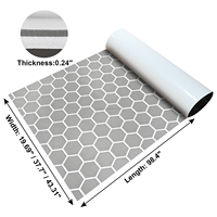 Feuilles de mousse EVA personnalisables KT GuoMei, motif hexagonal gris clair et blanc, 6 mm, durables, imperméables, pour autres fournisseurs maritimes