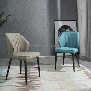 Modern Luxury Comfort Foam <b>Padding</b> Dining Room <b>Chair</b> Adjustable Extendable Waterproof Eco Faux Leather Home Furniture - Product Image 4