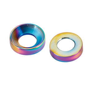 <span class=keywords><strong>Rondelle</strong></span> anodisée en alliage d'aluminium coloré personnalisé OEM JDM M3M4M5M6M8 <span class=keywords><strong>Rondelle</strong></span> d'aile avec kit de vis - Product Image 4