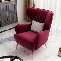 Fauteuil de Salon Moderne et Design en Tissu de Luxe – Meuble de Maison Confortable pour le Séjour
