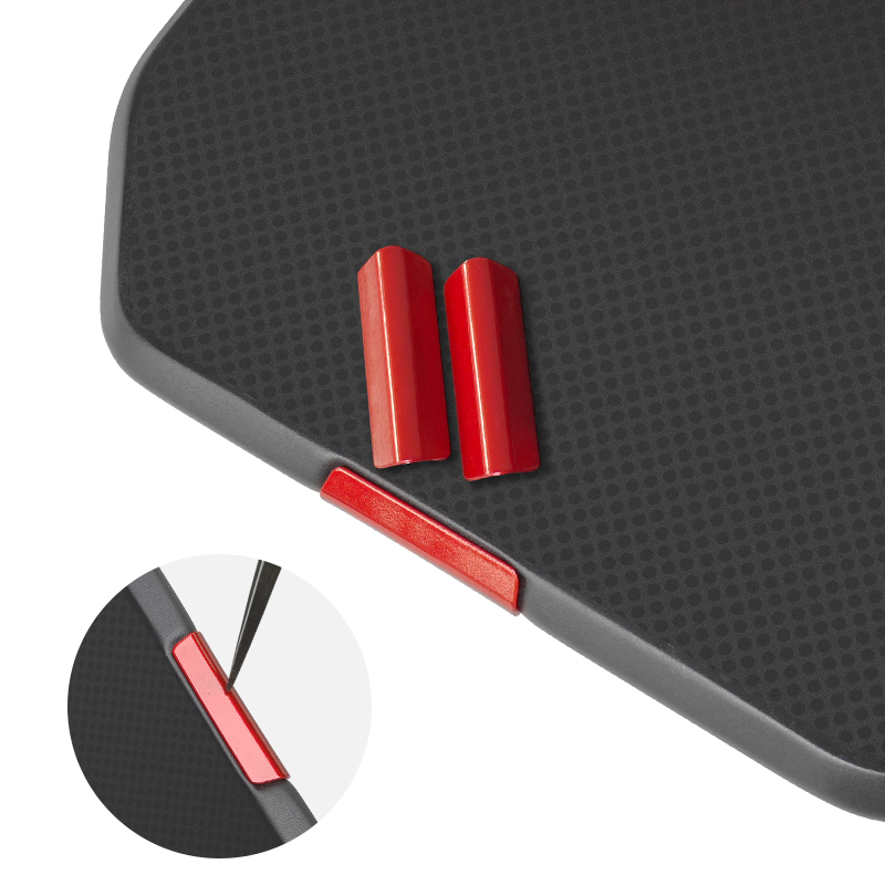 Personalized Pickleball Paddle Balance Accessory, Metal-textured Counterweight Buckle, Badminton Racket Compatible