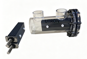 Électrode en titane pur de grade 1 <span class=keywords><strong>pour</strong></span> chlorinateur OEM UTron, cellule de chlorinateur de <span class=keywords><strong>piscine</strong></span> à revêtement Ruthenium/Iridium, boîtier de protection - Product Image 3