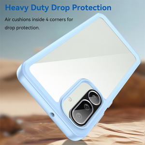 Antichoc Anti-chute Coloré TPU Pare-chocs Clair Acrylique Dur Transparent Espace Téléphone Cas pour <span class=keywords><strong>Samsung</strong></span> Galaxy M56 F36 F56 - Product Image 3