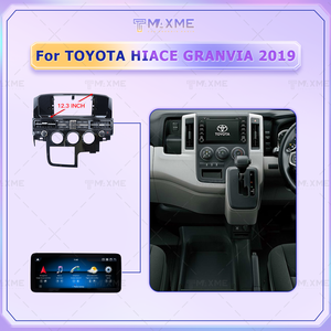 Bán Hot Car đài phát thanh khung cho Toyota Hiace/granvia 2019 2DIN Head Dash Gắn <span class=keywords><strong>Android</strong></span> Navigation GPS Bảng điều chỉnh TRIM 12.3/10.25inch - Product Image 5