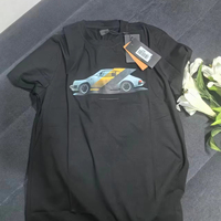 Camiseta de Marca al por Mayor 2026, Camiseta de Hombre con Pedrería, Camiseta de Algodón Bordada Personalizada, de Alta Calidad, Resistente al Agua