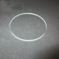Lentille convexe planaire H-K9L en quartz optique UV, grande et ronde, personnalisable, 2,54 mm, non revêtue, support OEM
