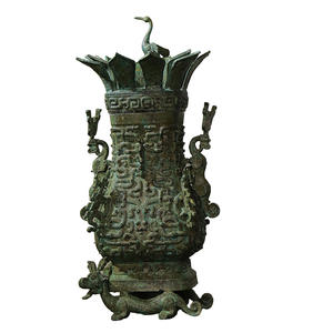 職人技に基づく博物館のブロンズ工芸品、豪華な中国風のアンティークを模倣した家の装飾、手作り鋳造技術 - Product Image 6