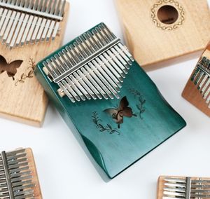 Kalimba 17 touches en bois pouce doigt Piano Instrument de musique Mbira <span class=keywords><strong>Sanza</strong></span> Kalimba acoustique - Product Image 4