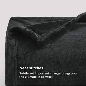 305*305 Custom Effen Gooien <span class=keywords><strong>Fleece</strong></span> Flanellen Deken Super Zachte Deken Voor De Winter - Product Image 2