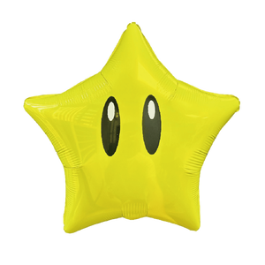 Party Love Metallic Star Balloon 48cm Yellow Foil <b>Birthday</b> Party <b>Decoration</b> <b>for</b> Kids - Product Image 4