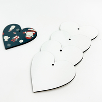 Boules suspendues pour arbre de Noël HD Expositions du marché Sublimation Blank Mdf Blank Christmas Ball Ornament