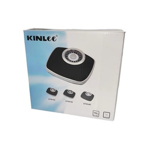 Báscula mecánica Kinlee con capacidad de 180 kg, forma rectangular duradera para uso doméstico. - Product Image 1