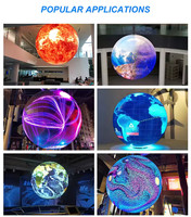 Meilleure vente écran d'affichage sphère LED haute résolution panneau LED numérique intelligent polyvalent pour centre commercial et magasin de détail