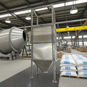 Nouveau <span class=keywords><strong>Bicarbonate</strong></span> d'ammonium Type fermé en acier inoxydable tonne sac décharge Station dépoussiérage pour sucre poudre plastique détail - Product Image 3