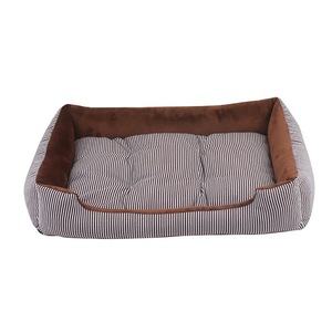 Cama Rectangular de Lujo para Perro, de Piel Sintética Sólida, Impermeable, Ecológica, Lavable, Ultra Suave, con Funda Extraíble, Embalaje en Cartón - Product Image 1