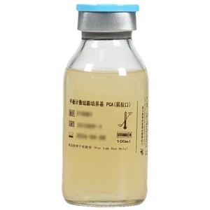 อาหารเลี้ยงเชื้อจุลินทรีย์แบบแผ่น End Peak Bio Microbial Plate Count Agar Medium ขนาด 100 มล. บรรจุขวด เกรดสารเคมีสำหรับห้องปฏิบัติการ - Product Image 2