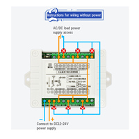 Haute puissance de qualité industrielle télécommande RF télécommande 315/433Mhz télécommande 10A relais récepteur