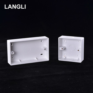 Langli ngoài trời ngã ba chuyển đổi hộp 86 loại vuông 3x3 dày PVC điện nhựa tường ổ cắm ống dẫn & phụ kiện - Product Image 6