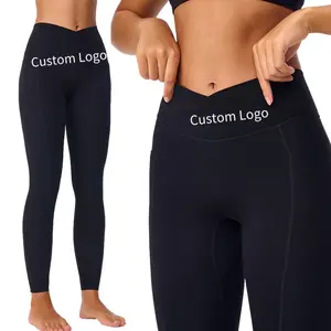 Custom Seamless Sports Pant V Back Leggings Tie Dye High Waisted Gym Yoga Scrunch Leggings