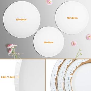 Panwenbo Professional Quality Acid-Free Premium White Blank Paint <strong>Canvas</strong> 20" Stretched <strong>Round</strong> <strong>Canvas</strong> for Painting - Product Image 2