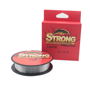 สายเอ็นตกปลาไนลอนโมโนฟิลาเมนต์ Strong Pro Mix ความแข็งแรงสูง 100 เมตร สีแดง สำหรับตกปลาทะเล - Product Image 5