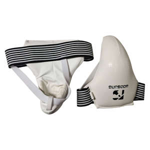 Para Woosung logotipo personalizado hombre <span class=keywords><strong>Taekwondo</strong></span> ingle Protector Samurai estilo entrenamiento guardia pedido mínimo 1 pieza - Product Image 2