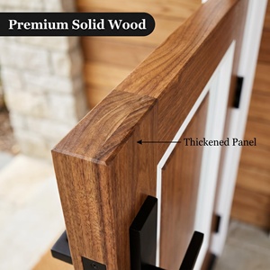 Porte <span class=keywords><strong>d</strong></span>'entrée moderne <span class=keywords><strong>en</strong></span> bois massif avec panneaux latéraux double vitrage, étanche, certifiée CE, sur mesure pour <span class=keywords><strong>villa</strong></span> - Product Image 6