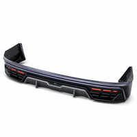 Diffuseur arrière Zeekr 9X avec lèvre de pare-chocs et éclairage LED séquentiel violet nuit, pièces de style extérieur pour voiture, amélioration