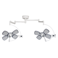 YGLED700/500 vente chaude Double dôme chirurgical LED lampe sans ombre monté au plafond chirurgie vétérinaire lumière d'opération