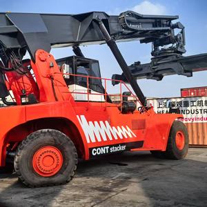 Apilador de Contenedores Usado Más Barato de 45 Toneladas, Apilador de Alcance Terex Fantuzzi CS45KM Original Usado, Apilador de Carga Superior Kalmar de 45 Toneladas en Venta - Product Image 2