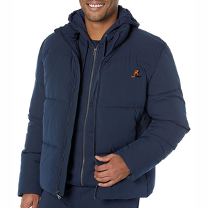 Unisex Quilted Puffer Jacket Outerwear Coats Full Sleeve Winter Puffer Jacket Men Classic <b>Work</b> Puffy High Quality Puffer Jacket - Product Image 3