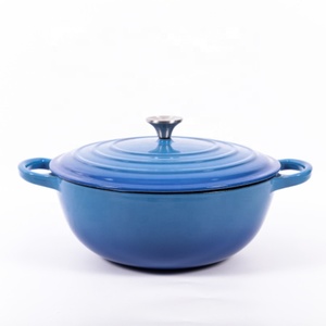 Casseroles et faitouts en <span class=keywords><strong>fonte</strong></span> <span class=keywords><strong>émaillée</strong></span> écologiques de style européen classique 26 cm - Product Image 2