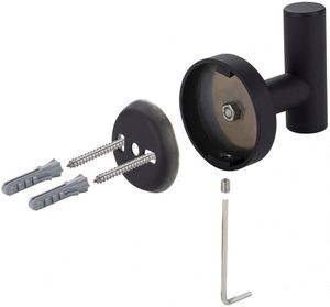 WEKIS Hot Sale Brushed Double Towel Hanger Heater Self Adhesive Robe <b>Hooks</b> for <b>Bathroom</b> Apartment Gym - Product Image 6