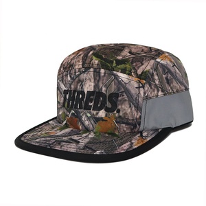 Cadetto di pattuglia mimetico regolabile multicolore per attività di campo all'aperto cappelli a cilindro piatti con camuffamento del tuo Logo Design cappellini da campo - Product Image 1