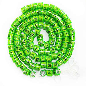 Anelli per Zampe di Uccelli Colorati GSF 2026 in Alluminio - Anello in Plastica per Piedi di Piccioni da Corsa - Product Image 3