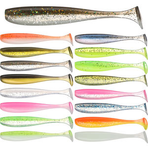 Señuelos de Pesca Leurre Shad, cebos blandos de cola en T de doble Color, 5cm, 5,5 cm, 6cm, 6,5 cm, 7cm, novedad - Product Image 3