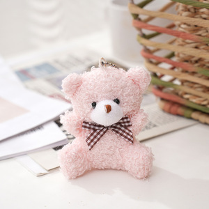 Promotion <b>Cute</b> Cartoon Mini Teddy <b>Bear</b> Plush Keychain Kids Backpack Animal Toy and Gifts for Children - Product Image 4
