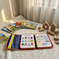 Tableaux d'activités Montessori en feutre, jouets éducatifs sensoriels pour tout-petits, entraînement à la motricité fine, livre d'activités silencieuses