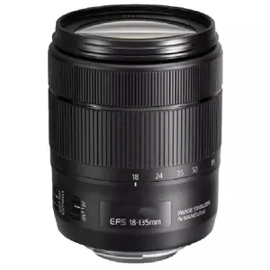 DF 도매 98% 새로운 디지털 카메라 렌즈 EF-S 18-135mm f3.5-5.6 IS SLR APS 프레임 전문 표준 줌 렌즈