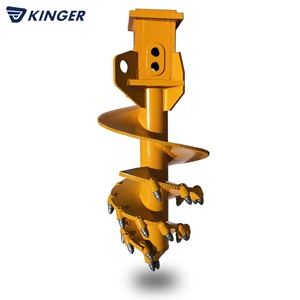 Bài Lỗ Digger Thiết Kế Mới KINGER <span class=keywords><strong>Auger</strong></span> Mô-men Xoắn Thủy Lực <span class=keywords><strong>Auger</strong></span> Khoan Cho Trồng Cây - Product Image 3