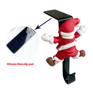 Christmas House Decorative Metal <b>Stocking</b> Hook <b>Holder</b> Durable Party Supplies - Product Image 3