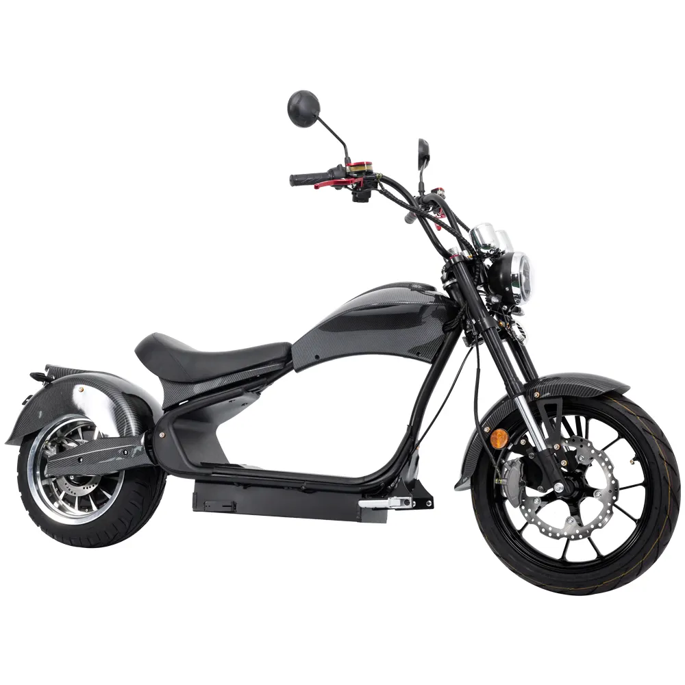 E Chopper Elektro-Reifen-Scooter 75 km/h 3000 W Elektro-Motorrad für Erwachsene Schnelle Lieferung