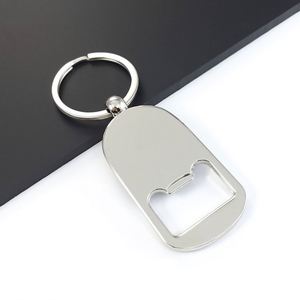 Porte-clés décapsuleur personnalisé en alliage de zinc vierge, pendentif, cadeau promotionnel pour brasserie, magasin de bière et bar - Product Image 3
