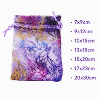 Sacs cadeaux en organza écologiques et recyclables Lihuida avec cordon de serrage - Emballage haut de gamme de petite taille blanche pour cadeaux uniques