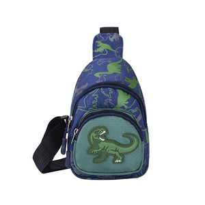 Nuovo cartone animato dei bambini marsupio per i ragazzi dinosauro Crossbody piccola borsa di moda per bambini borsa a tracolla per bambini - Product Image 5