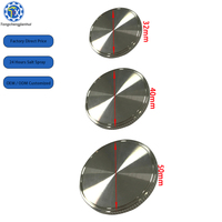 Pièces vierges en acier massif, cuivre ou laiton de 50 mm, 40 mm, 32 mm pour gravure laser de logo, lettres et thèmes, destinées à l'estampage de précision de métaux plats en gros