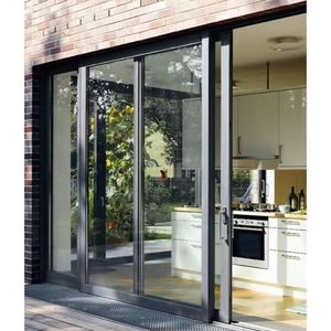 Intérieur résidentiel isolé de haute qualité cadre en alliage d'aluminium porte coulissante en verre - Product Image 3