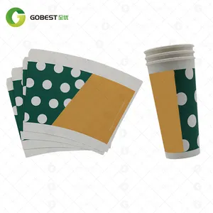Inventory prices cup stock paper cup double wall paper rolls manufacturers raw material pe coated printed paper cup fan